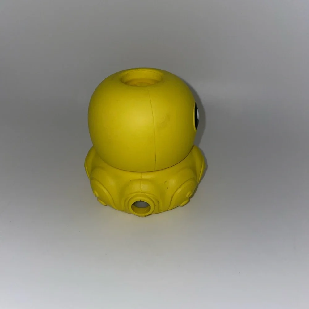 Paatata Yellow Robot Dog Toy New In Box Hide Treats Squeaky Fun Durable Play